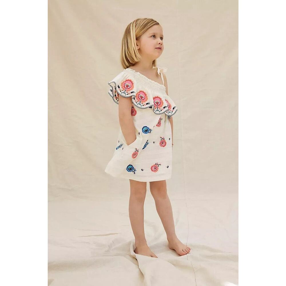 4t KIDS New Plenty Tracy Reese Embroidered One-Shoulder mommy & me Dress Floral